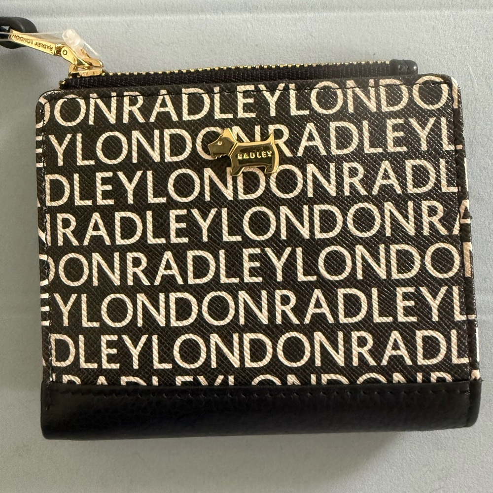 Classic Black Radley of London Bifold small Leather Wallet